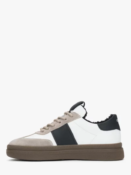 Sneakerși Estro alb