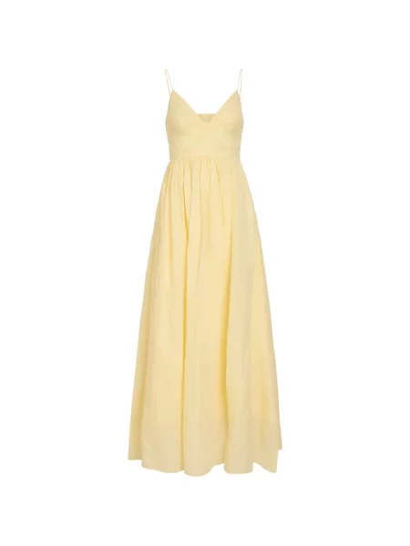 Sukienka Aje na ramiączkach żółta