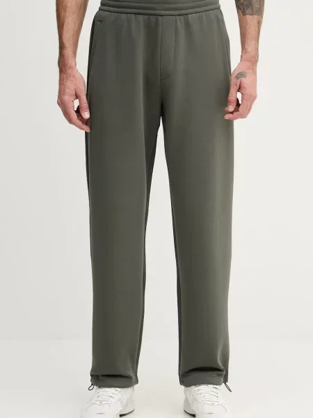 Armani Exchange pantaloni de trening pentru bărbați cu verde