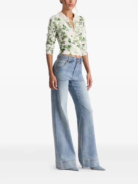 Kołnierzykowy kardigan Alice + Olivia koronkowy