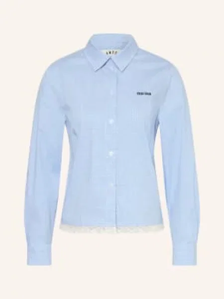 Oui Koszula blau biała