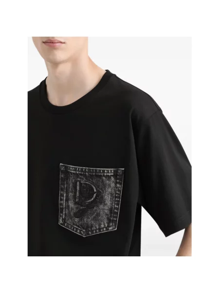 Koszulka Dolce And Gabbana z logo czarna