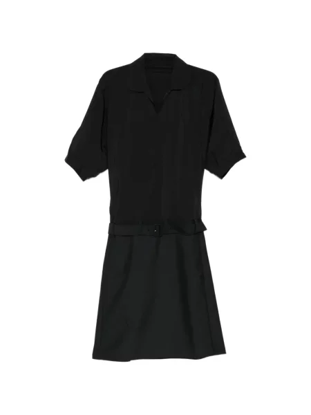 Cu centură rochie tip cămașă Jnby negru