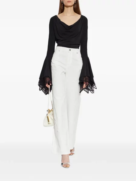 Csipkés body Blumarine fekete