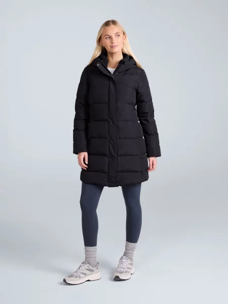 AC Ivy — płaszcz puchowy Charcoal szary