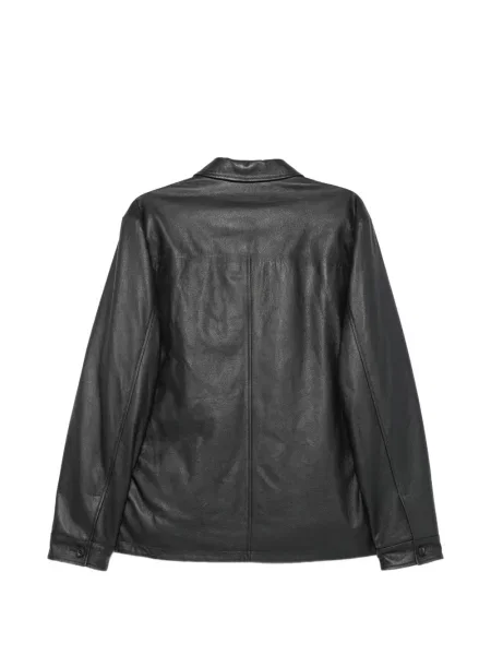 Palton Corneliani din piele negru
