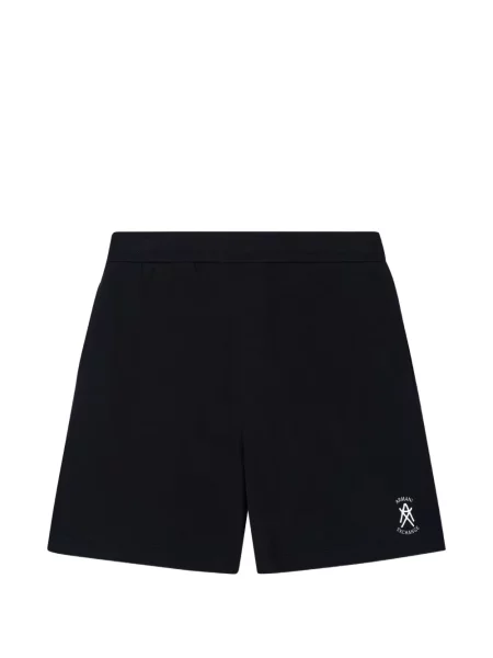 Pantaloni scurți Armani Exchange cu autograf negru