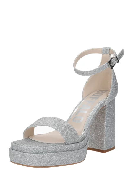 BUFFALO Sandale cu baretă MAY NEAT' argintiu