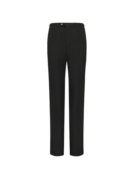Cu centură pantaloni Kiton negru