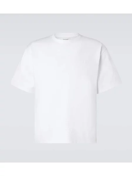 Cropp tricou Saint Laurent din jerseu alb