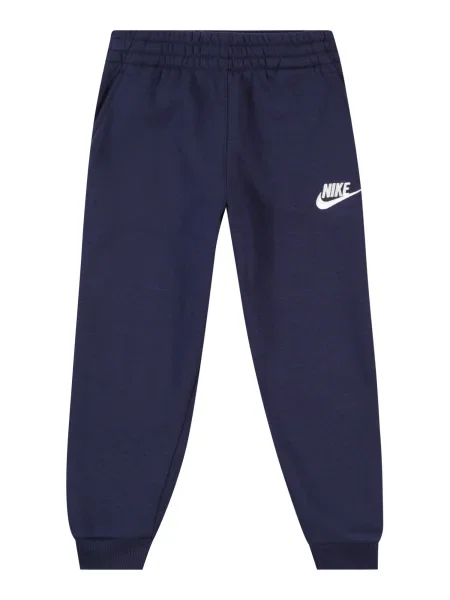 Nike Sportswear Pantaloni Club Fleece bleumarin alb