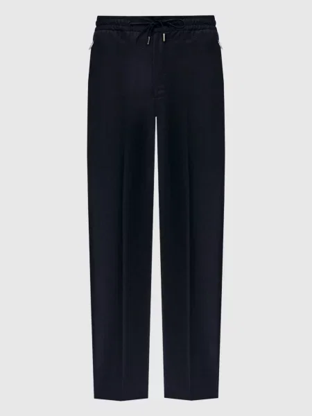 Штани з кашеміру та вовни Bertolo Cashmere сині