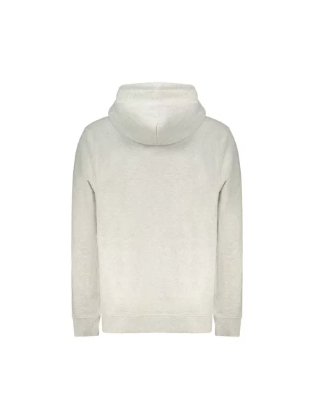 Geacă de blugi Tommy Hilfiger cu glugă cu autograf gri