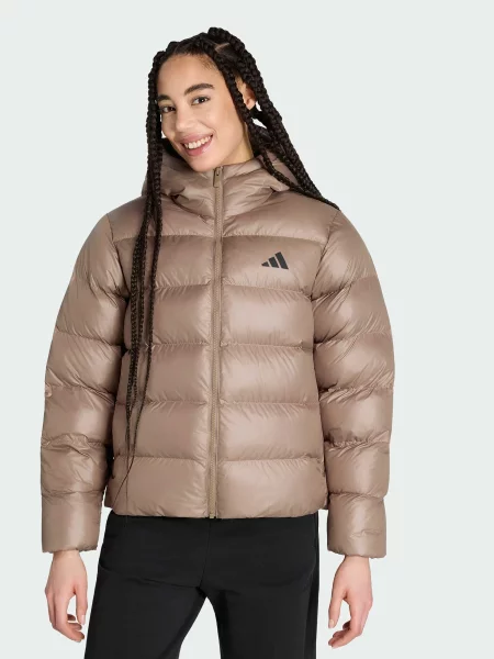Демісезонна куртка adidas комбінований верх бежевий