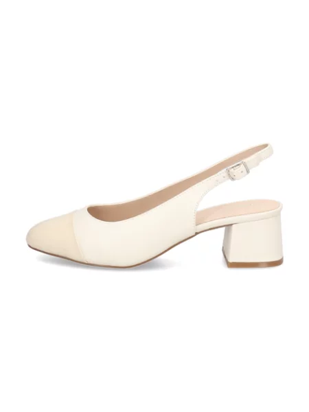 Lazzarini hladká kůže klasické lodičky bílé