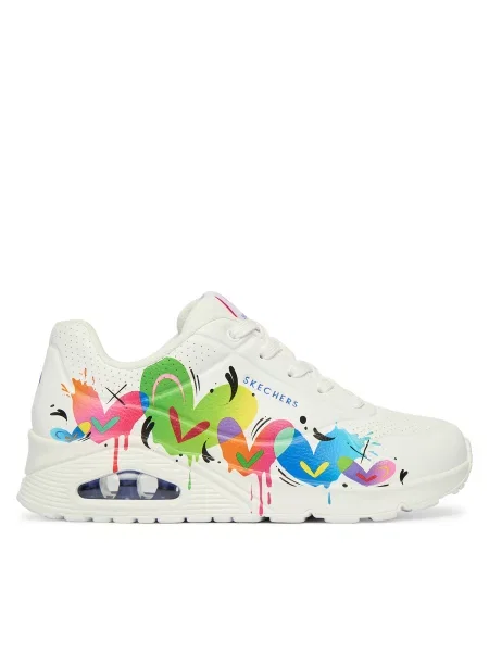 Sneakers Skechers Jason Naylor: Uno Open Your Heart alb