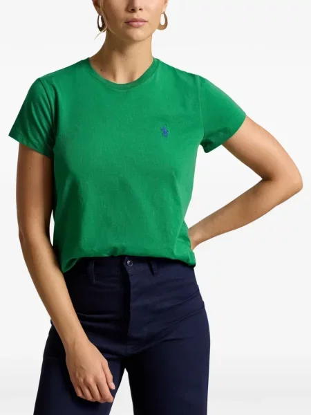 Frotir prugasta polo majica Polo Ralph Lauren s vezom plava