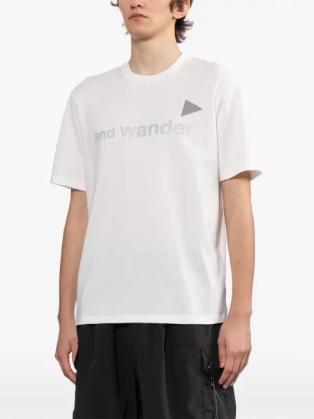 Tricou And Wander cu autograf alb