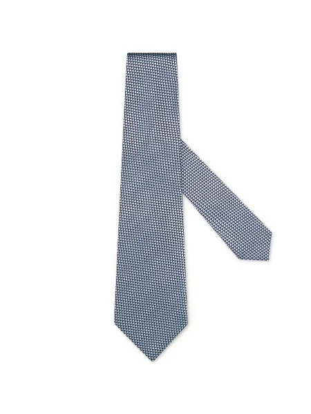 Šilkinis kaklaraištis Zegna mėlyna