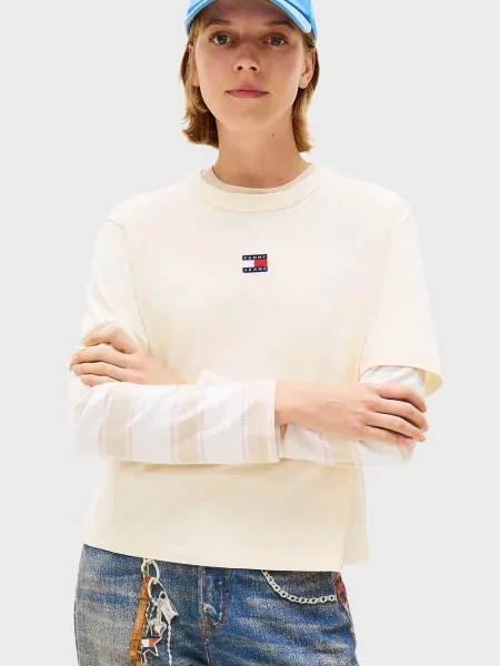 Футболка Tommy Jeans желтая