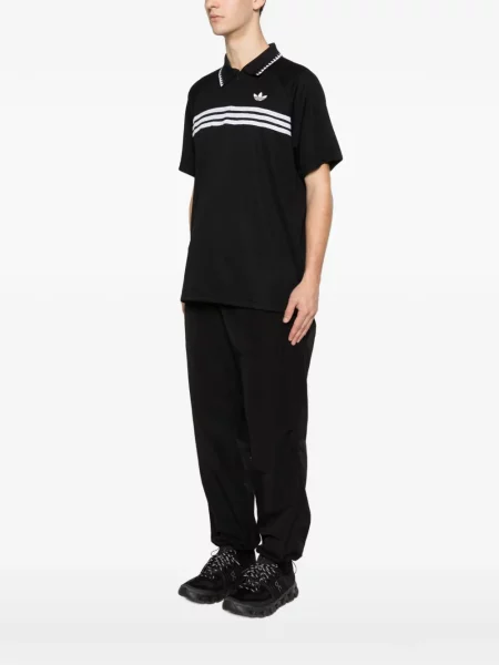 Tricou Adidas cu dungi maro