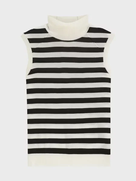 Вовняна смугаста гольф водолазка Boss