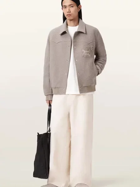 Шерстяной бомбер Allsaints