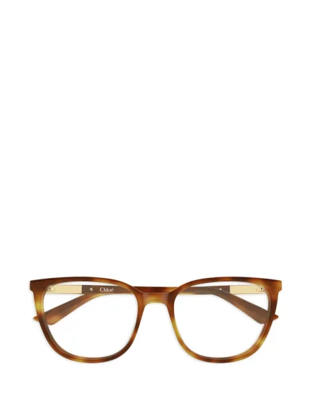 Ochelari de soare Chloé Eyewear cu autograf maro