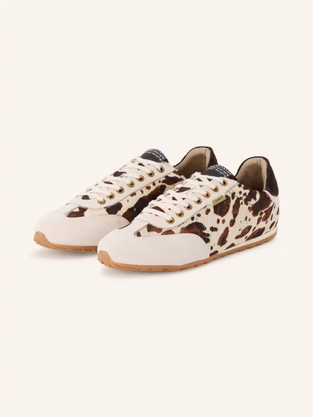 AllSaints sneakersy skórzane Liam Sneaker brązowe