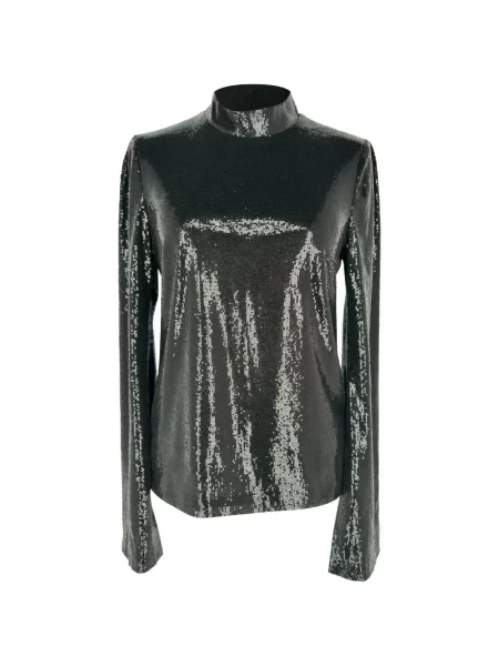 Lung top Galvan London negru