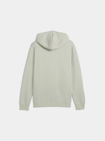 Худи Puma с лого зеленое