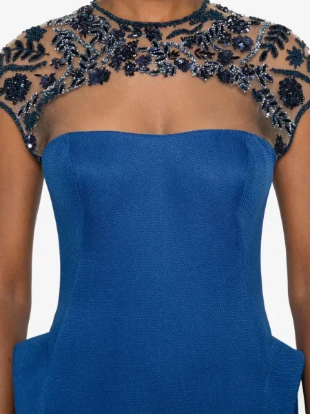 Rochie Gemy Maalouf cu paiete albastru