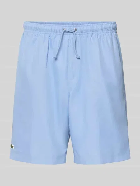 Szorty sportowe o kroju relaxed fit z wyhaftowanym logo Lacoste Sport