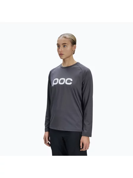 Cyklistické tričko Longsleeve POC Reform Enduro Jersey sylvanite grey šedé