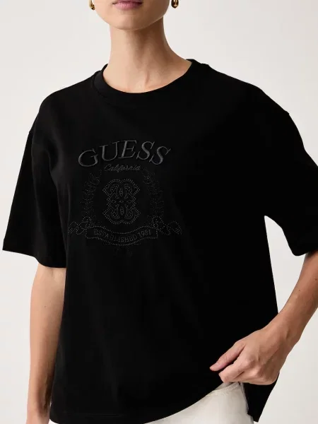 Guess T-shirt SIBILLA czarna