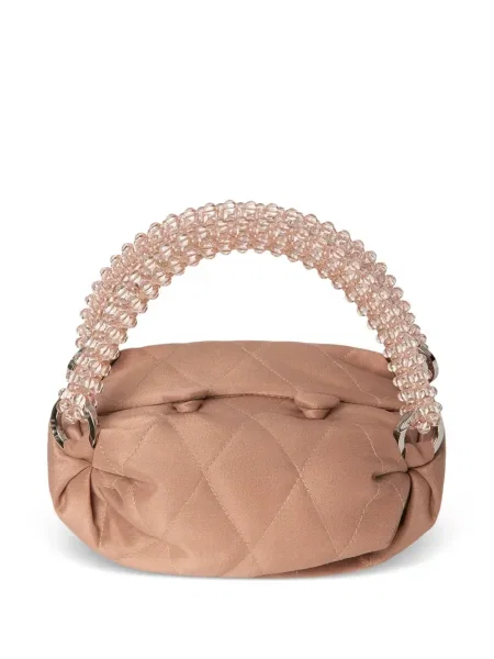 Pikowana torebka 0711 różowa