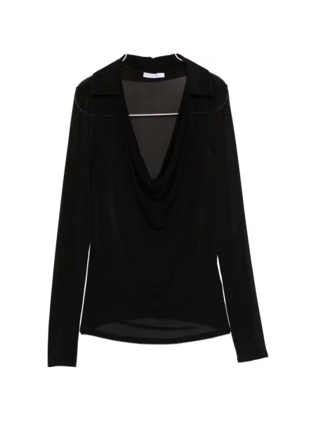 Lung top Patrizia Pepe negru