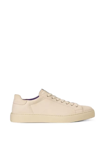 Sneakerși Ralph Lauren Purple Label din piele de căprioară violet