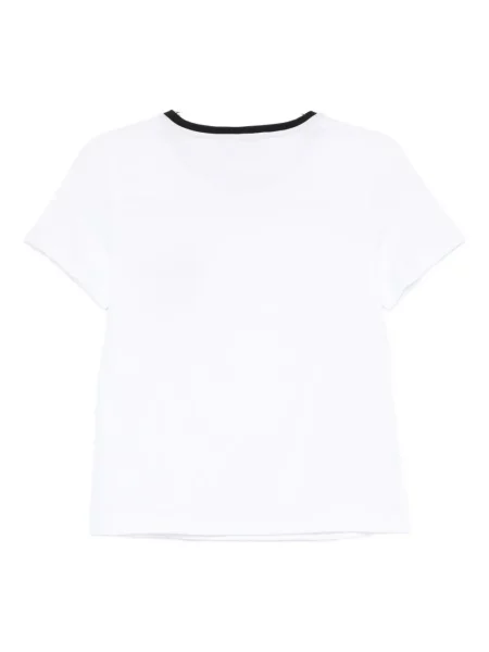 Tricou Alessandro Enriquez cu broderie alb