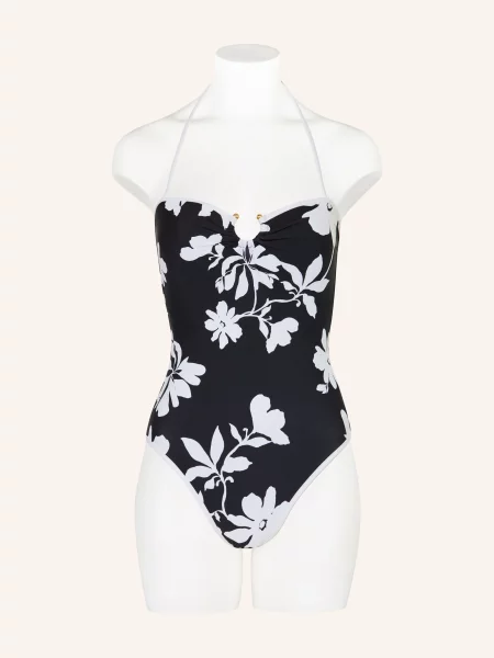 Seafolly Bandeau Plavky Mayflower černá bílá