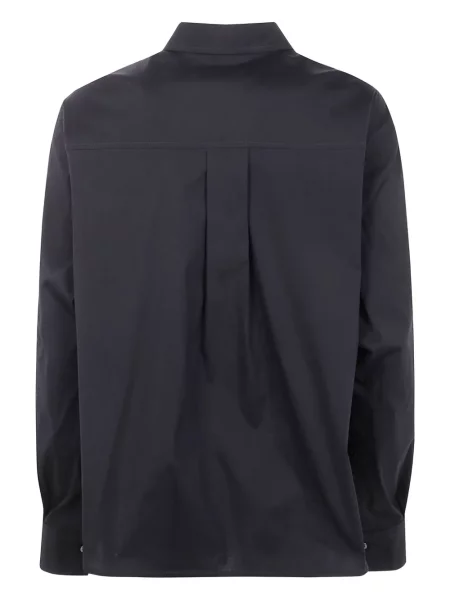 Cămașă Brunello Cucinelli drapată negru