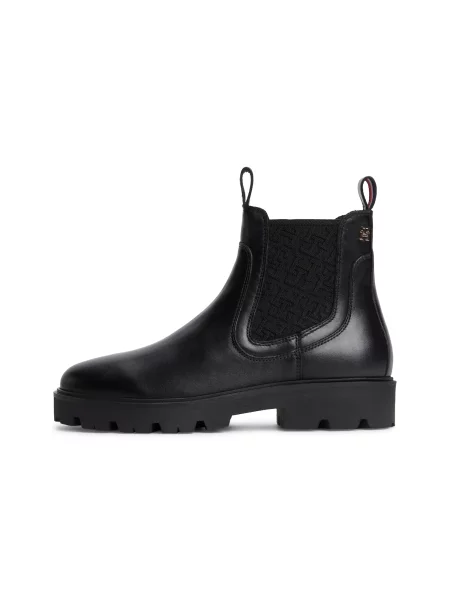 TOMMY HILFIGER Ghete chelsea negru
