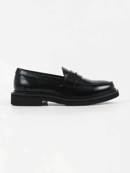 Karl Lagerfeld mocasini de piele KEATON negru