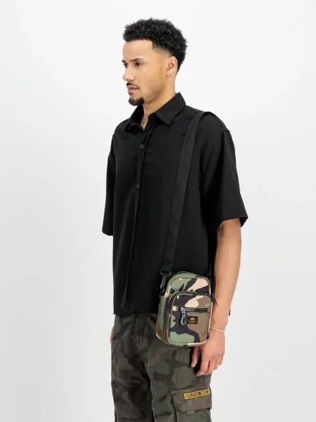 Geantă crossover Alpha Industries alb