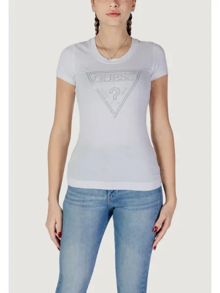GUESS Tricou alb