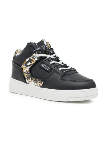 Versace Jeans Couture De piele sneakers negru