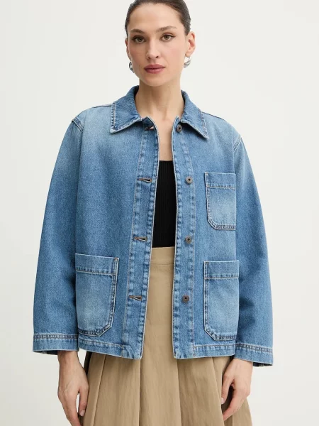 Weekend Max Mara geacă jeans CIRCOLI de tranziție albastru