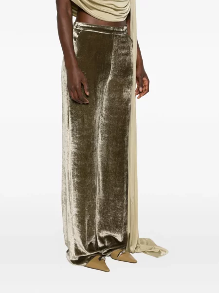 Pantaloni Etro de catifea verde