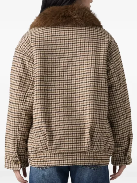 Gulerat geacă cu puf Levi's® cu model pepito cu blană gri