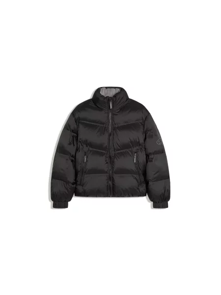 Bershka Geacă de primăvară-toamnă negru